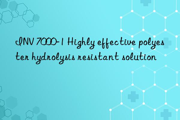 INV 7000-1 Highly effective polyester hydrolysis resistant solution