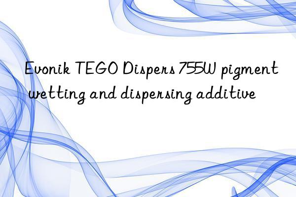 Evonik TEGO Dispers 755W pigment wetting and dispersing additive