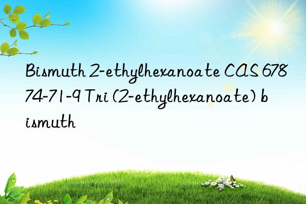 Bismuth 2-ethylhexanoate CAS 67874-71-9 Tri (2-ethylhexanoate) bismuth