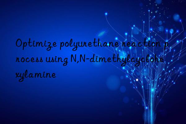 optimize polyurethane reaction process using n,n-dimethylcyclohexylamine