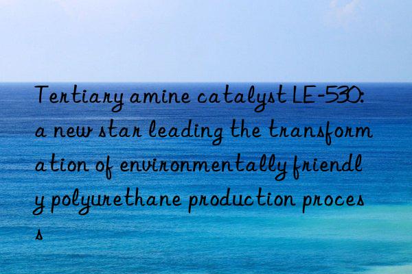 Tertiary amine catalyst LE-530: a new star leading the transformation of environmentally friendly polyurethane production process