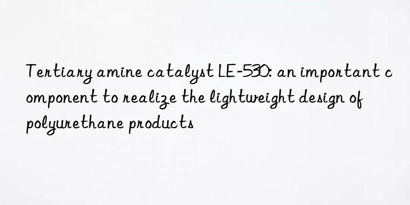 Tertiary amine catalyst LE-530: an important component to realize the lightweight design of polyurethane products