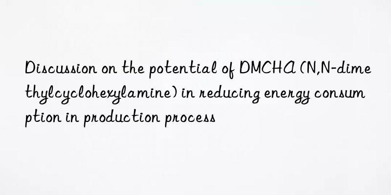 Discussion on the potential of DMCHA (N,N-dimethylcyclohexylamine) in reducing energy consumption in production process