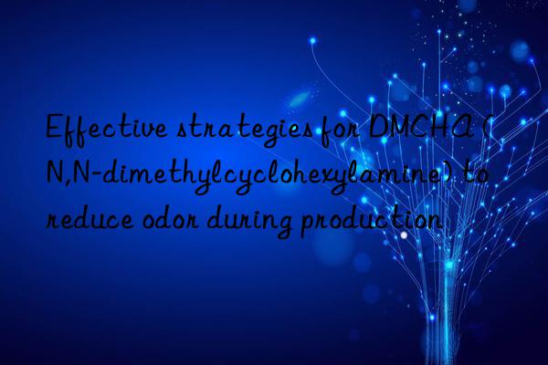 Effective strategies for DMCHA (N,N-dimethylcyclohexylamine) to reduce odor during production