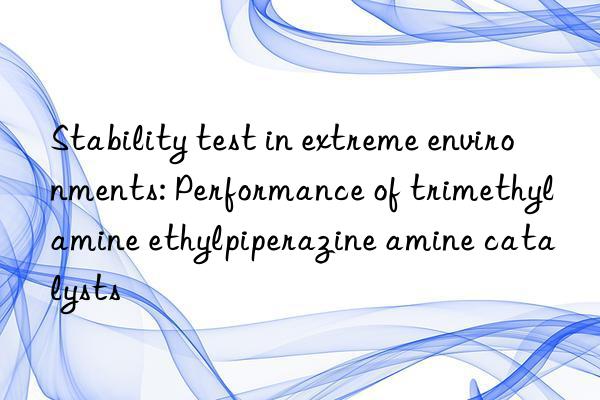 Stability test in extreme environments: Performance of trimethylamine ethylpiperazine amine catalysts