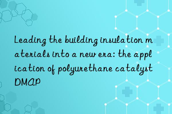 Leading the building insulation materials into a new era: the application of polyurethane catalyst DMAP