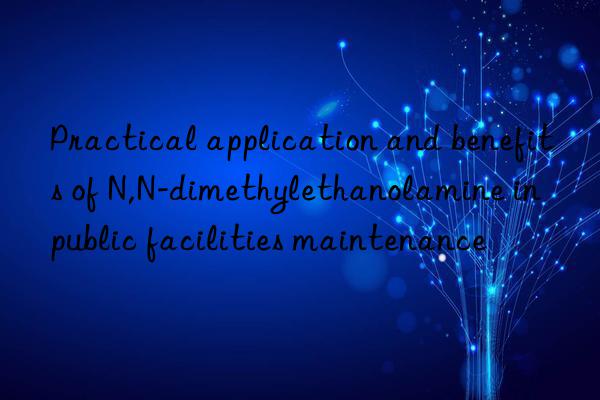 Practical application and benefits of N,N-dimethylethanolamine in public facilities maintenance