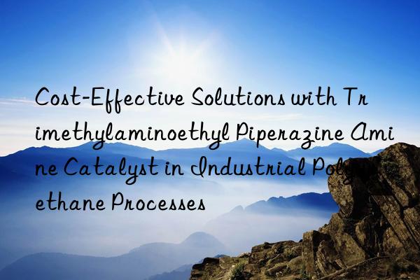 cost-effective solutions with trimethylaminoethyl piperazine amine catalyst in industrial polyurethane processes