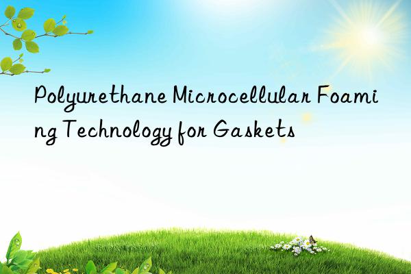 polyurethane microcellular foaming technology for gaskets