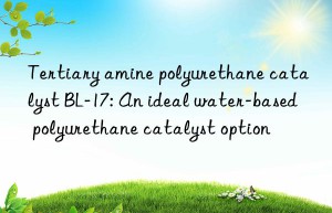 Tertiary amine polyurethane catalyst BL-17: An ideal water-based polyurethane catalyst option