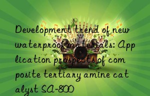 Development trend of new waterproof materials: Application prospects of composite tertiary amine catalyst SA-800