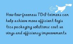 How low-freeness TDI trimers can help achieve more efficient logistics packaging solutions: cost savings and efficiency improvements