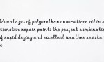 Advantages of polyurethane non-silicon oil in automotive repair paint: the perfect combination of rapid drying and excellent weather resistance