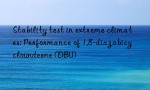 Stability test in extreme climates: Performance of 1,8-diazabicycloundeene (DBU)