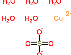 Anhydrous copper sulfate