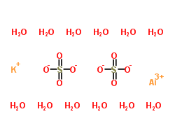 Potassium aluminum sulfate dodecahydrate