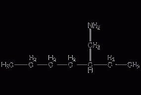 2-ethylhexylamine structural formula