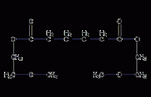 Bis(2-methoxyethyl) adipate structural formula