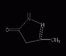 3-methyl-5-pyrazolone structural formula