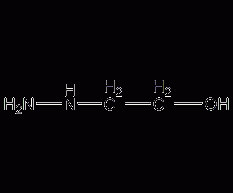 2-hydrazinoethanol structural formula