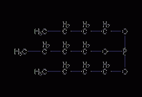 Tributyl phosphite structural formula