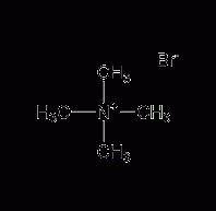 Tetramethylammonium bromide structural formula