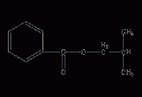 Isobutyl benzoate structural formula