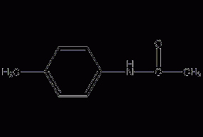 N-acetyl-p-toluidine structural formula