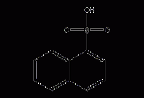 Naphthalene-1-sulfonic acid structural formula