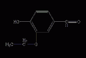 4-hydroxy-3-oxybenzaldehyde structural formula