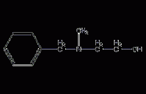 N-Benzyl-N-methylethanolamine structural formula