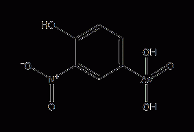 4-hydroxy-3-nitrophenylarsonic acid structural formula