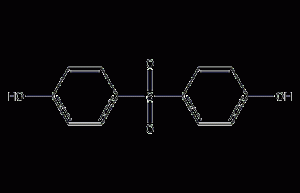 4,4'-dihydroxydiphenylsulfone structural formula