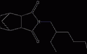 Structural formula of synergamine