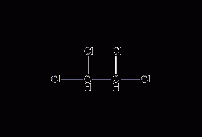 1,1,2,2-tetrachloroethane structural formula