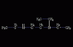 N,N,N'-triethylethylenediamine structural formula