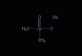 Sodium dimethylarsenate structural formula