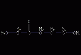 3-Heptanone Structural Formula