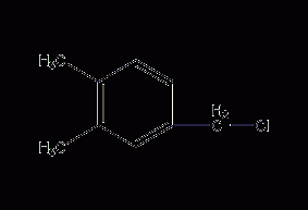 3,4-dimethylbenzyl chloride (including isomers) structural formula