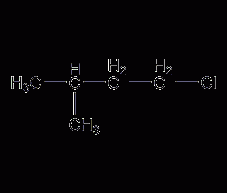 1-chloro-3-methylbutane structural formula