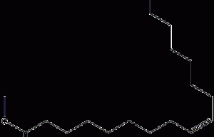 Myristoyl chloride structural formula