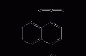 4-aminonaphthalene-1-sulfonic acid structural formula