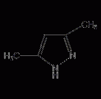 3,5-dimethylpyrazole structural formula