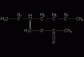 2-ethylhexyl acetate structural formula