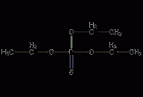 O,O,O-triethylphosphorothioate structural formula