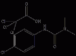 Methazuron TCA structural formula