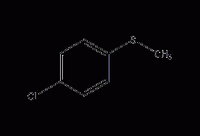 4-chloroanisole thioether structural formula