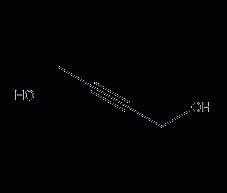 2-Butyne-1,4-diol structural formula