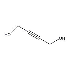 2-Butyne-1,4-diol structural formula