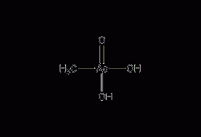 Methylarsinic acid structural formula